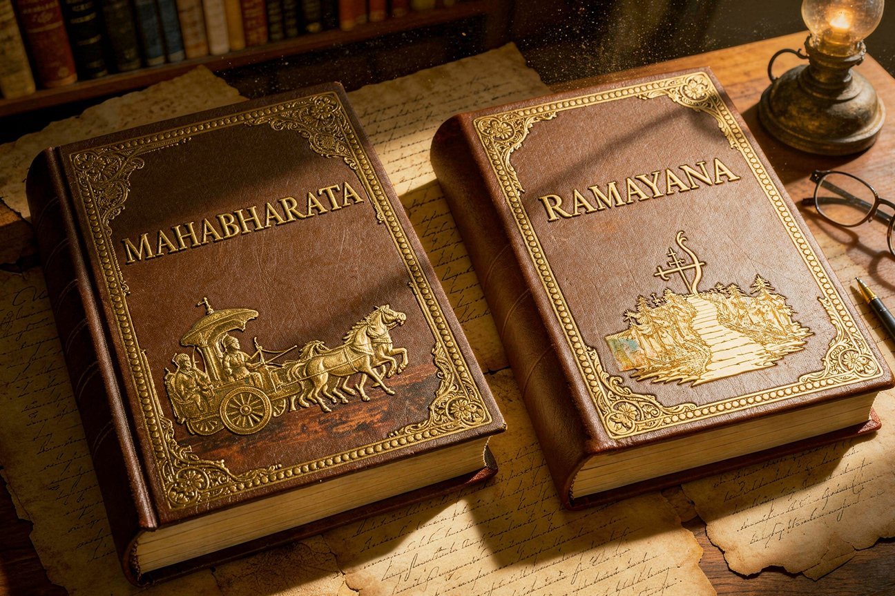 Ancient Mirrors: What the Mahabharata and Ramayana Reveal About Purpose, Power, and Presence in Modern Leadership